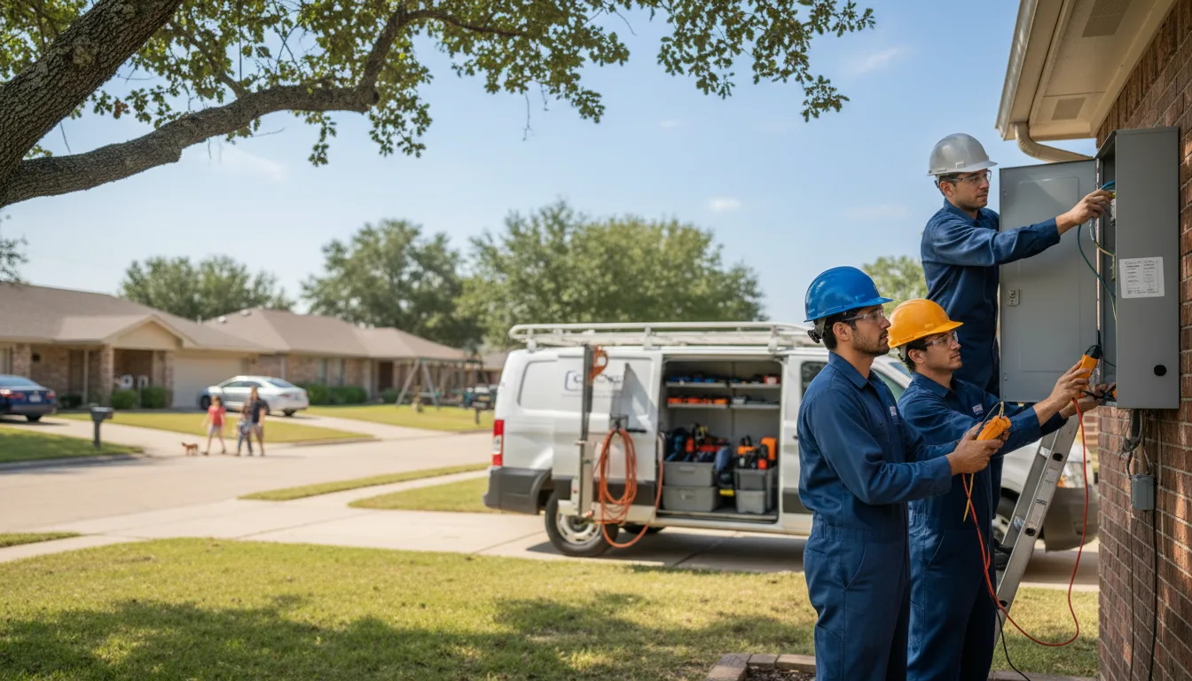 Certified electrician providing emergency electrical services in Annada, MO